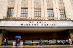 Foto del Teatro Jorge Eliécer Gaitán fachada.