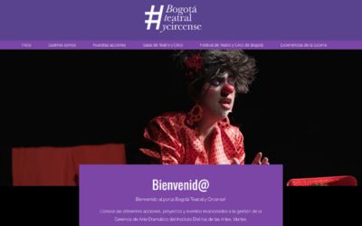 Captura de pantalla del  Bogotá Teatral