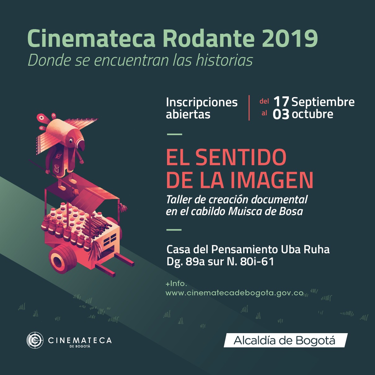 Pieza Cinemateca Rodante muisca