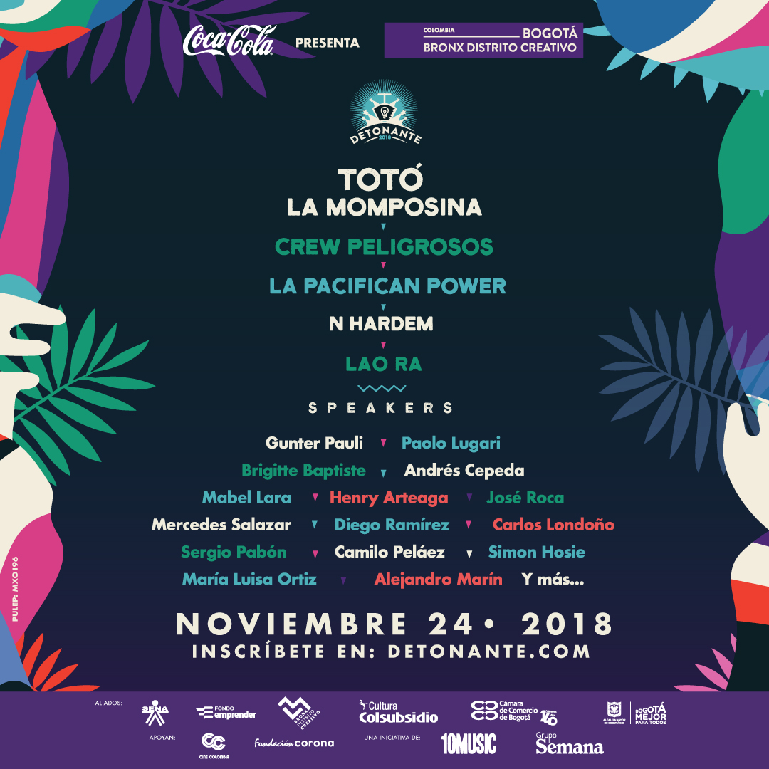 Agenda 24 noviembre Detonante 2018