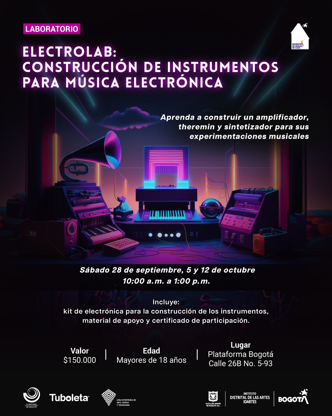 Diseño invitación Electrolab