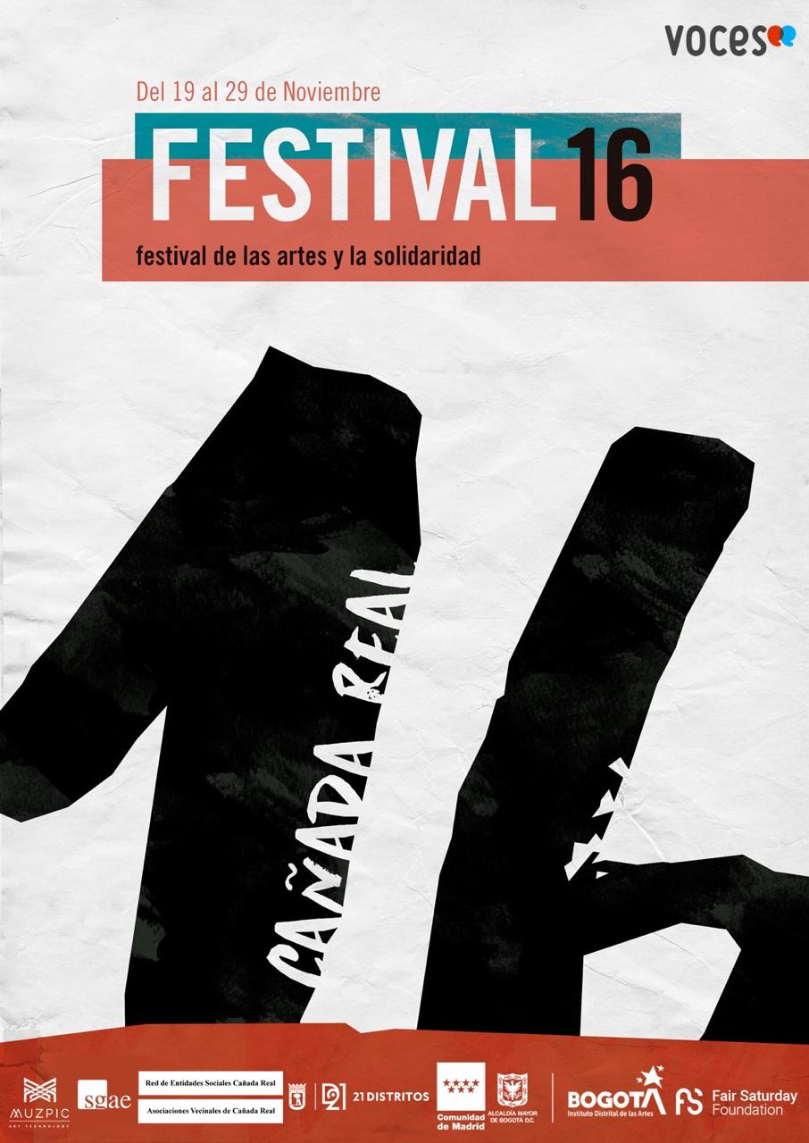 Afiche del Festival 16 Km de Cañada Real
