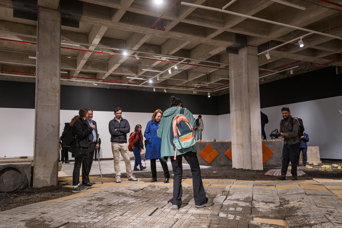 Lanzamiento de "El Hueco", en la Galería Santa Fe. Foto: Idartes