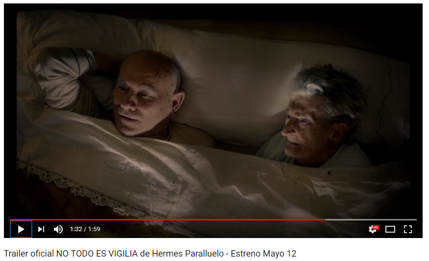 Pantallazo trailer No todo es vigilia