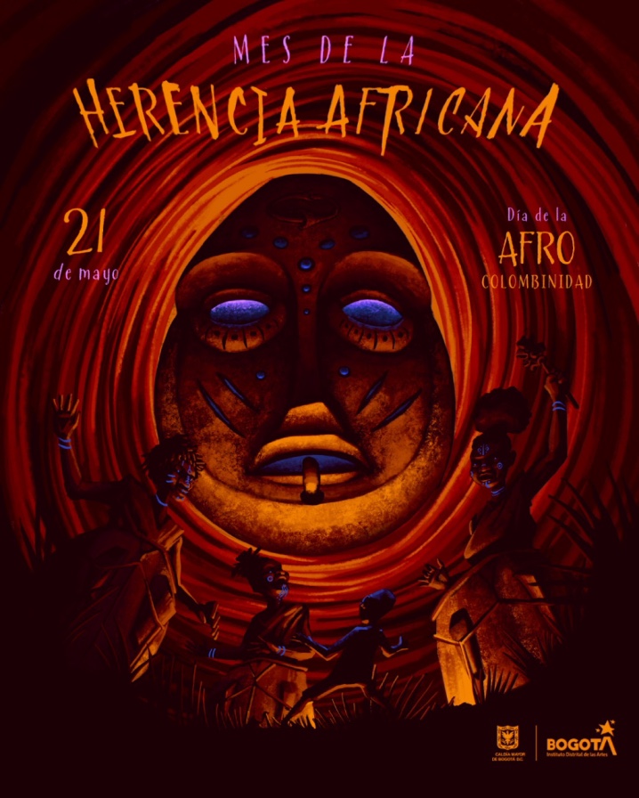 afiche promocional día de la afrocolombianidad