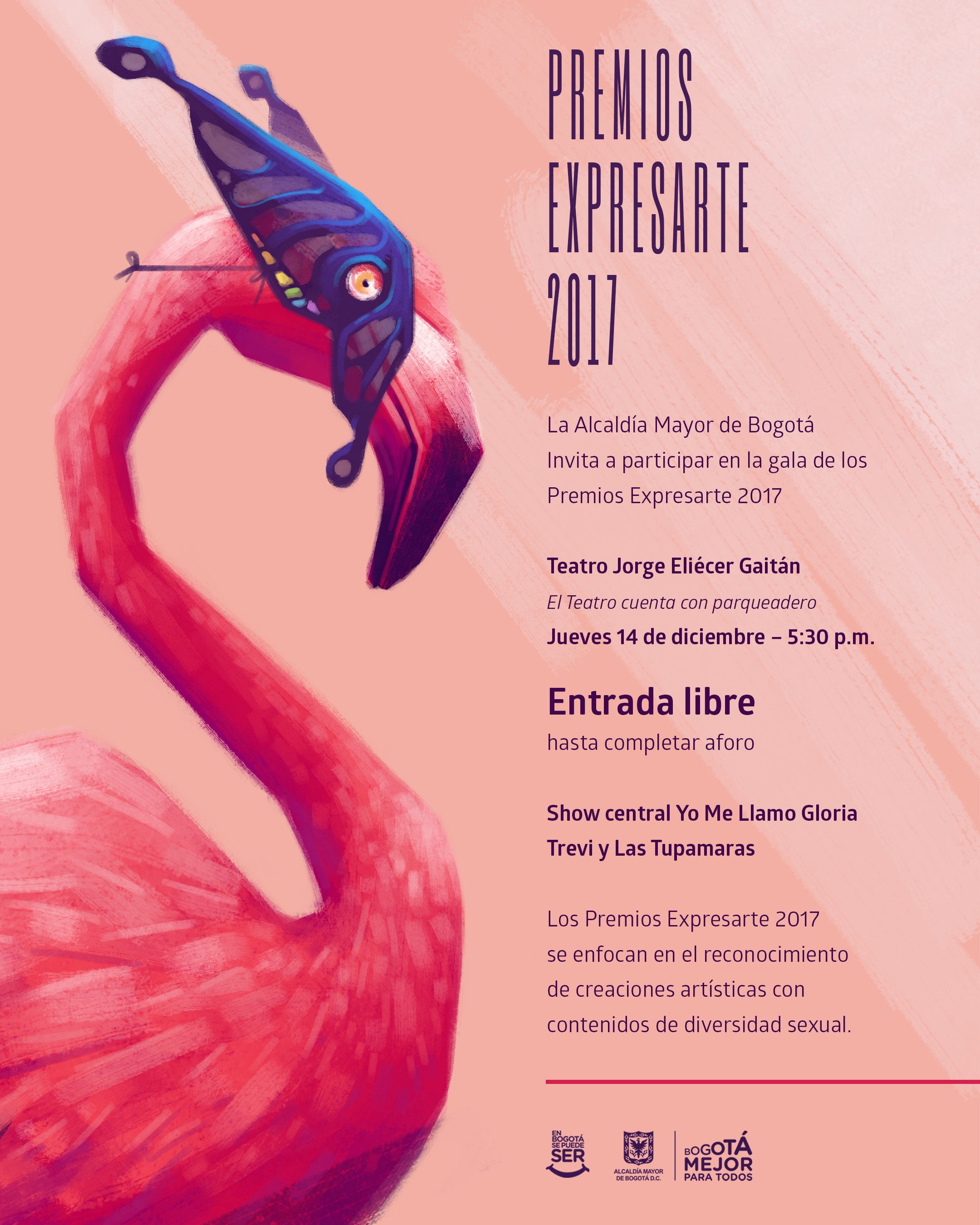 14 Dic: Premios Expresarte 2017, entrada libre