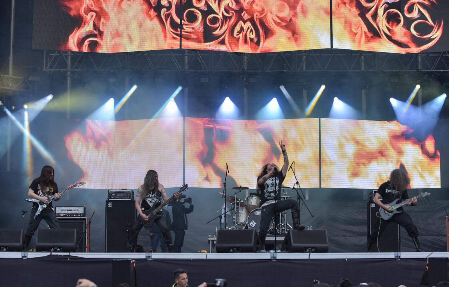 Masacre durante su presentación en Rock al Parque 2018.