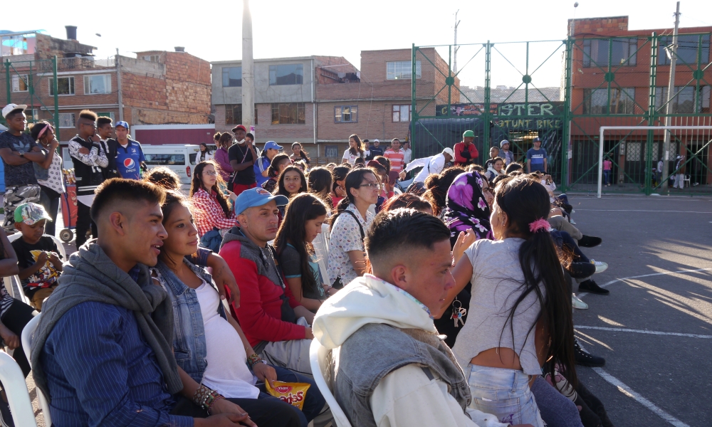 Asistentes a evento de Parques para Todos