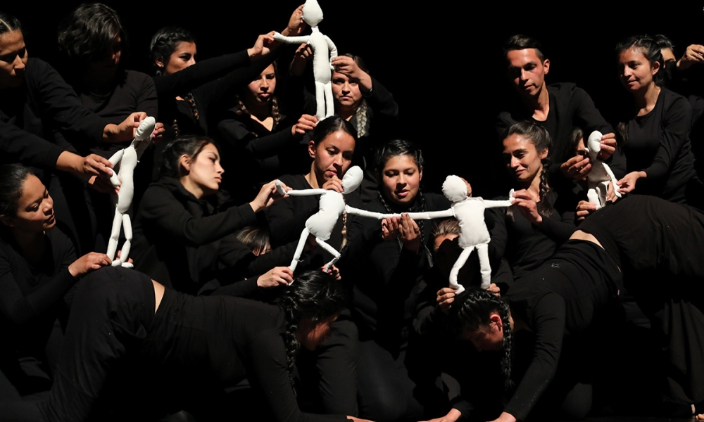 Puesta en escena de artistas infantiles