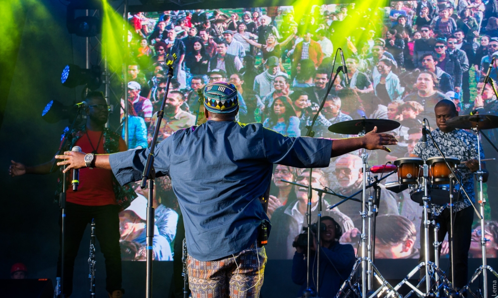 Foto de la agrupación Rancho Aparte en Festival Colombia al Parque 2017