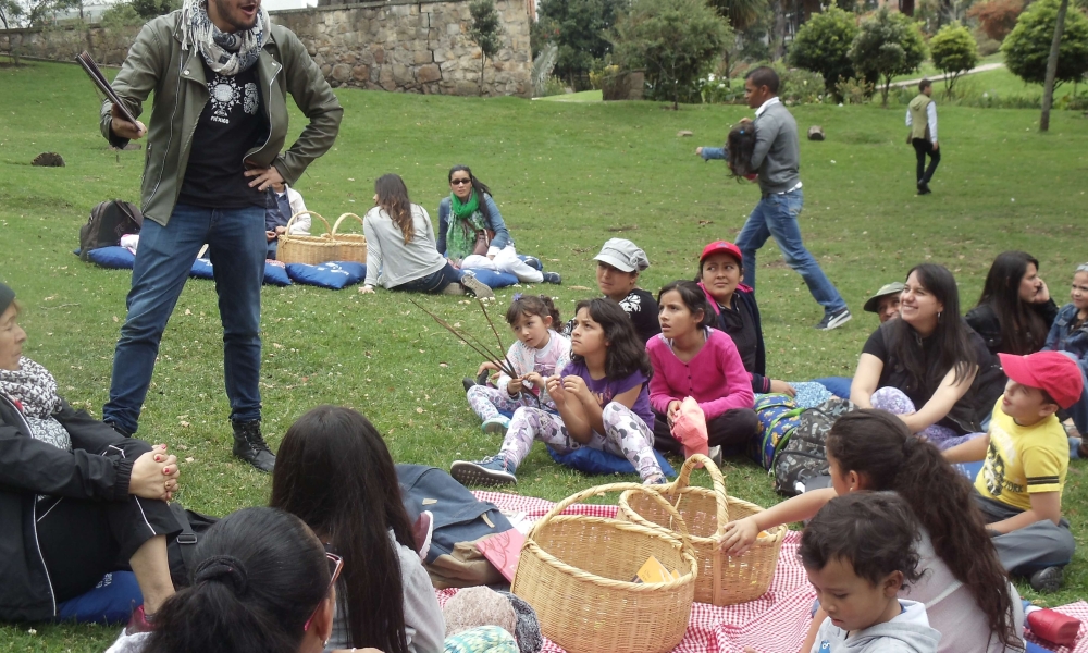 Los niños se ponen ‘de ruana’ el Teatro El Parque