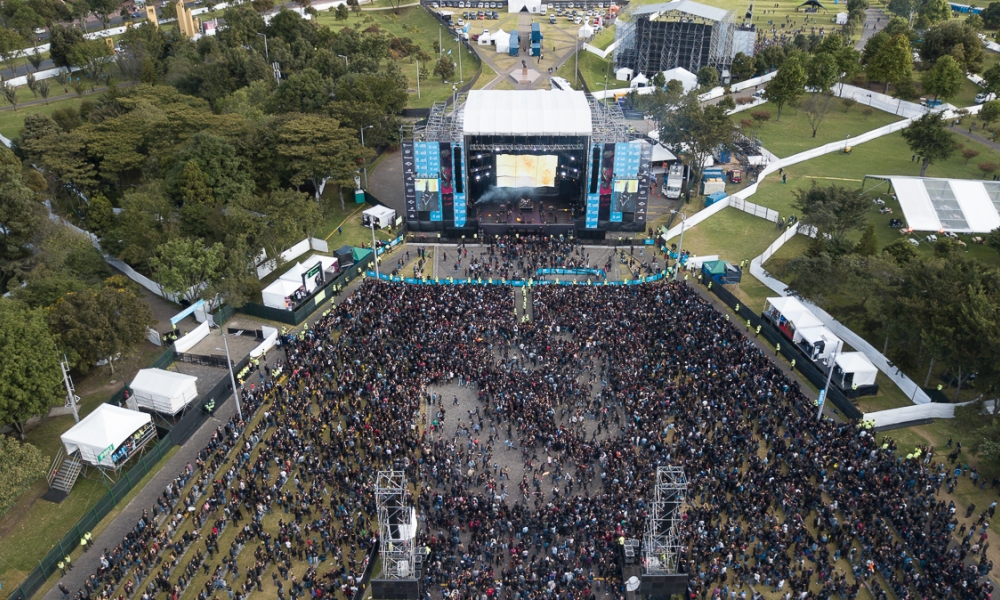 Escenario plaza del Parque Metropolitano Simón Bolívar