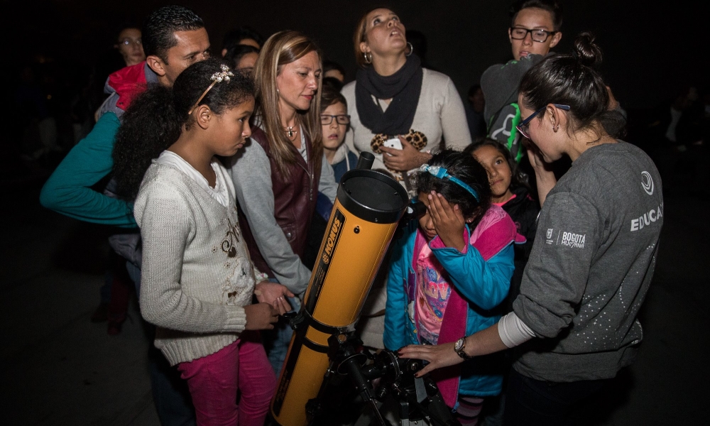 Observación por telescopios