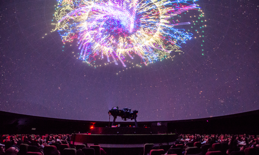 Domo Planetario en proyección láser