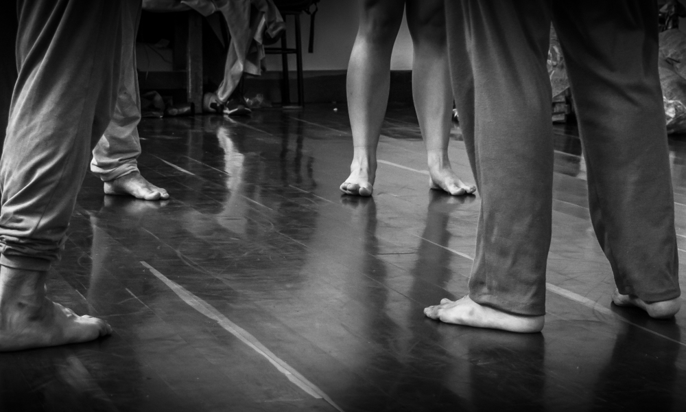 Pies ensayo danza