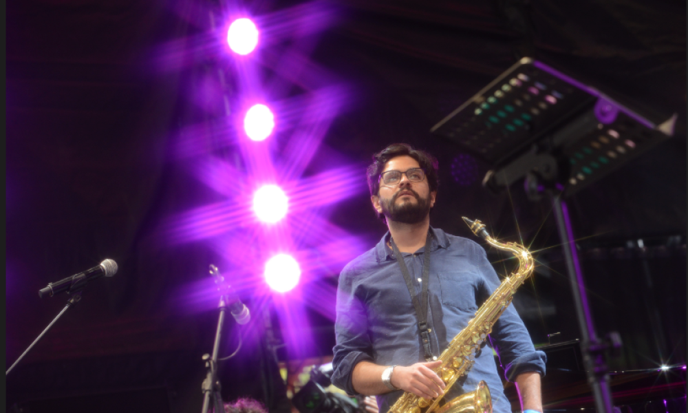 Juan David Mojica en Jazz al parque