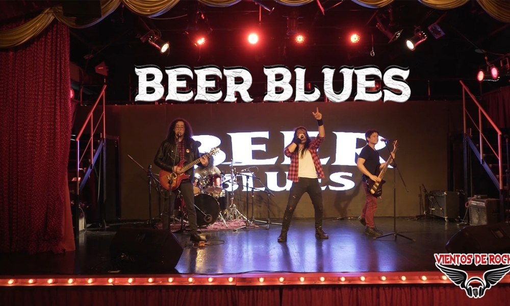 Presentación de Beer Blues como parte del Proyecto de Vientos de Rock