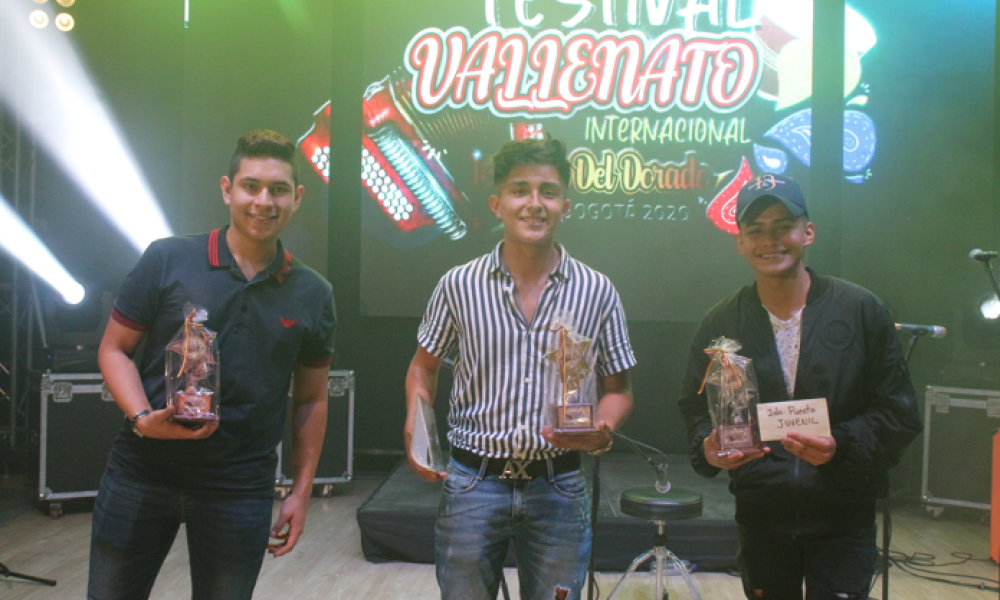 Ganadores 1ra edición Festival Vallenato Leyenda del Dorado