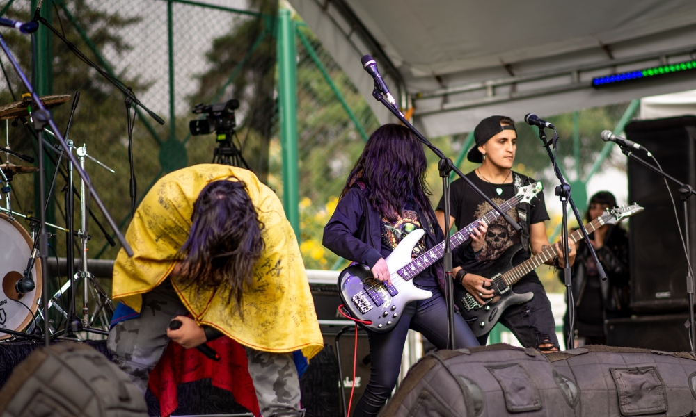 Festival Mujer al Rock durante la segunda versión de Es Cultura Local en 2021