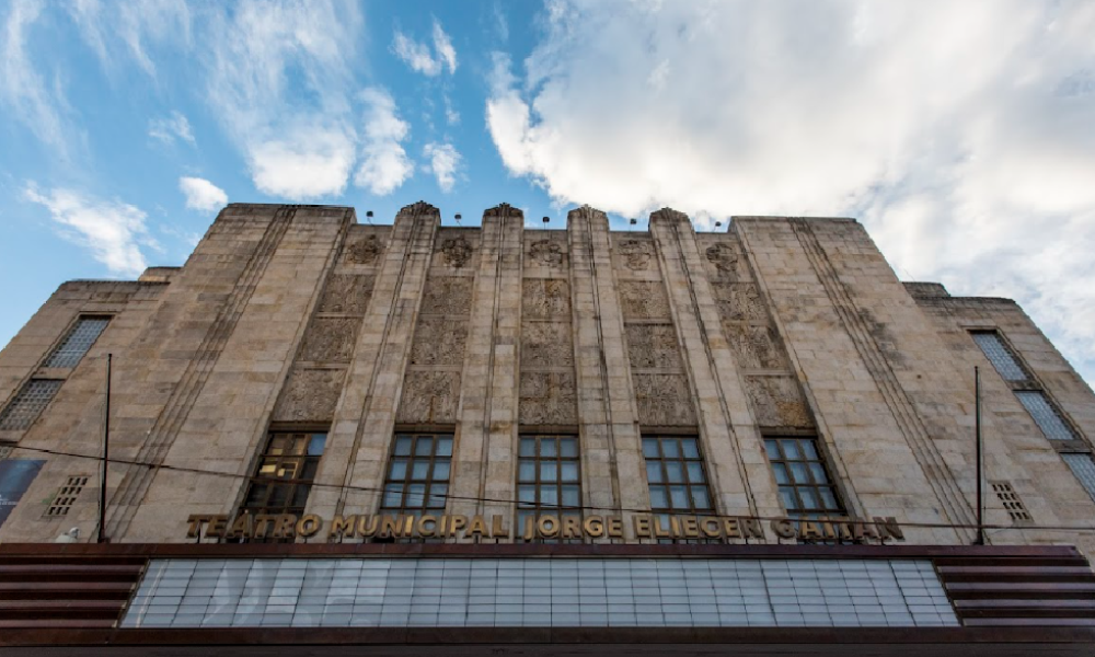 Exterior del Teatro Jorge Eliécer Gaitán 