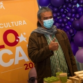 Fundación Grafitto, ganadora de la primera versión, durante el lanzamiento de Es Cultura Local 2021