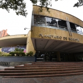 Fachada del Planetario de Bogotá. 