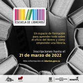 Pieza gráfica - Escuela de Libreros 2022