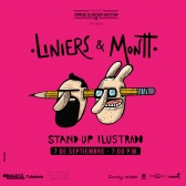 Pieza gráfica Stand Up Ilustrado Liniers & Montt