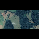 Fotografía satelital de zona rural - Proyecto de la artista Isabella Celis