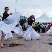 Ganadores de la segunda versión de Es Cultura durante el XV Festival Danza en la Ciudad