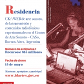 Residencia CKWEB en el Centro de Arte Sonoro de Buenos Aires