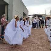 Músicos afrocolombianos en escena