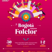 Afiche oficial XI Festival Bogotá Ciudad de Folclor
