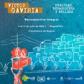 Pieza gráfica Retrospectiva Víctor Gaviria