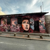 Grafiti en el centro de Bogotá.