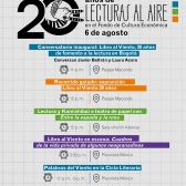 Programación de la exposición que conmemora los 20 años de Libro al Viento.