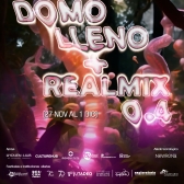 Afiche oficial para los festivales Domo Lleno y RealMix 0.4.