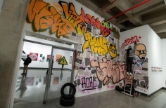 Exposición de grafiti en la Galería Santa Fe