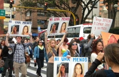 Marcha en contra del feminicidio en Bogotá - Foto: Prensa Alcaldía Mayor de Bogotá - Lesly Segura