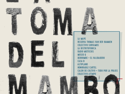 Afiche del proyecto "La toma del Mambo". 