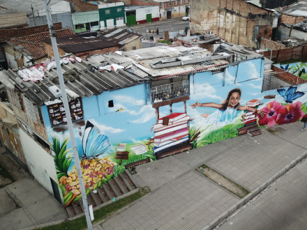 Imágenes de versiones pasadas de la Beca de Arte Urbano 