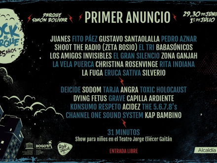 Artistas Rock al Parque 