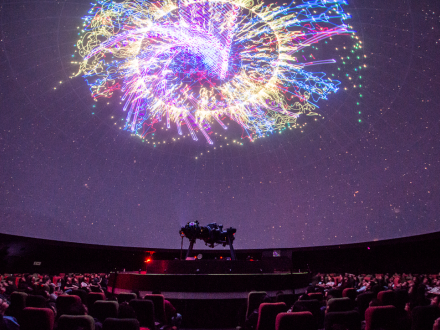 Domo Planetario en proyección láser