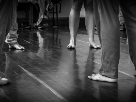 Pies ensayo danza