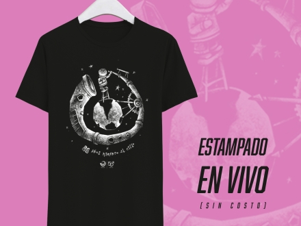 CAMISETA NEGRA PARA ESTAMPAR 