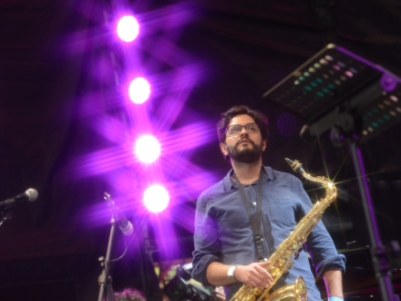 Juan David Mojica en Jazz al parque