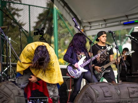 Festival Mujer al Rock durante la segunda versión de Es Cultura Local en 2021