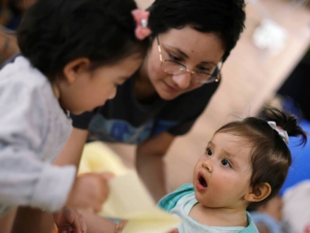 Niños en experiencia