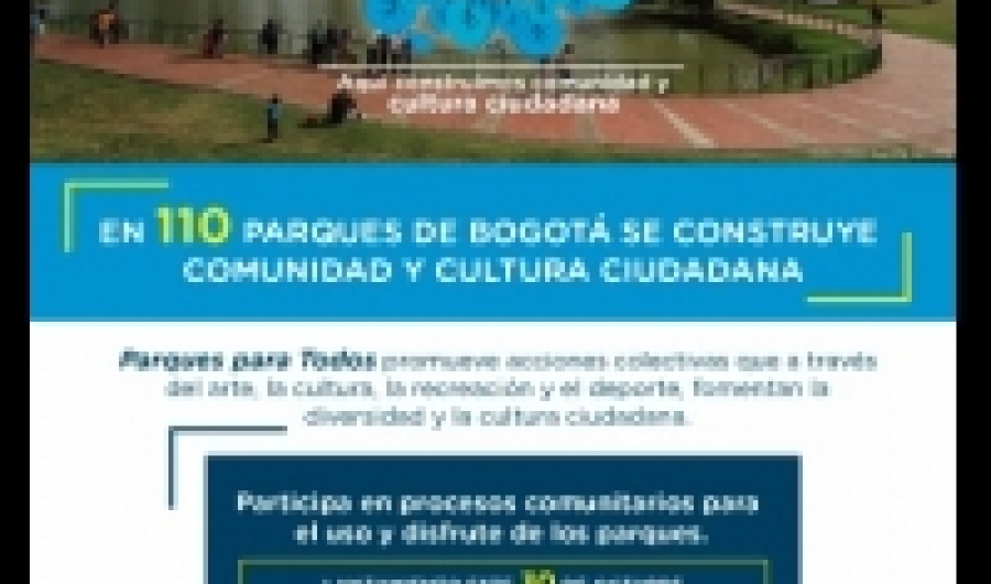 Gran lanzamiento Parques Para Todos