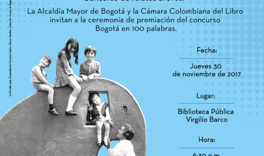 Premiación concurso Bogotá en 100 Palabras